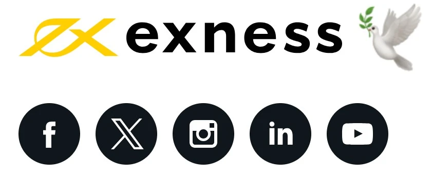 Exness through Social Networks